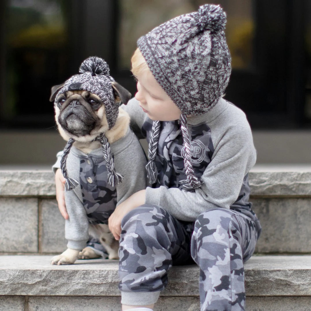Polar Pom Pom Kids Hat